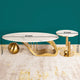 Golden Mesa Coffee Table (Stainless Steel)