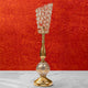 Lustrous Spire Candle Stand for Living Room - Big (Crystal)