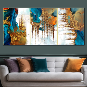 Aurora Spectrum Symphony Canvas Print - Set Of 3