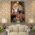 Divine Harmony - Guru Nanak Dev ji and Guru Gobind Singh ji Crystal Glass Painting for Wall Decoration