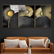 Celestial Glow Canvas paintings - Set Of 3