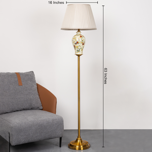 Serene Garden Floor Lamp for Living Room