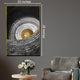 3 Pieces Black & Gold Abstract Framed Canvas Wall Art (L)