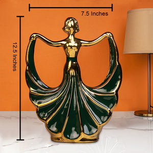 Emerald Essence Home Decoration Showpiece - Small