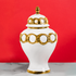 Gilded Blossom Ceramic Vase - Medium