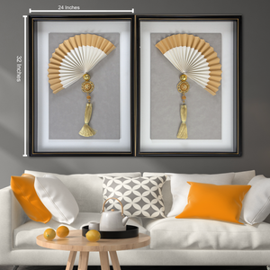 Mystic Monochrome Wall Decoration Shadow Box - Pair