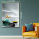 The Golden Glory Framed Canvas Wall Painting (L)