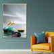 The Golden Glory Framed Canvas Wall Painting (L)