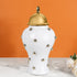 Royal Gold Sphere Decorative Ceramic Vase And Showpiece - Big