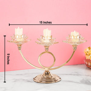 Arc of Light Decorative Candle Stand