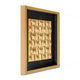 Golden Matrix Shadow Box for Wall Decoration