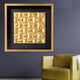 Golden Matrix Shadow Box for Wall Decoration