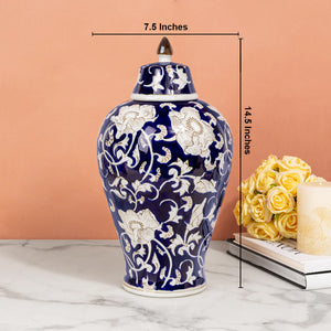 Midnight Garden Decorative Ceramic Vase