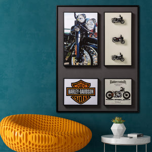 Classic Harley-Davidson Shadow box