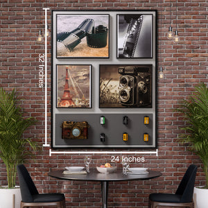 Retro Camera Charm Shadow box