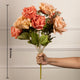 Autumn Glow Peony & Rose Artificial Flower Bouquet