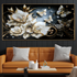 Floral Harmony Butterfly Bliss Crystal Glass Painting