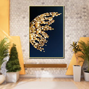 Wings of Fire Framed Canvas Print (R)