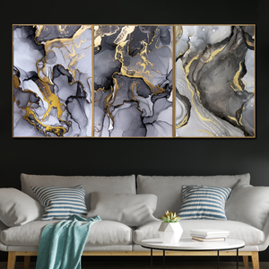 Abstract Reverie Canvas paintings - Set of 3