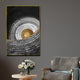 3 Pieces Black & Gold Abstract Framed Canvas Wall Art (L)