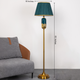 Teal & Gold Radiance Floor Lamp