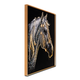 Equestrian Elegance Crystal Glass Painting