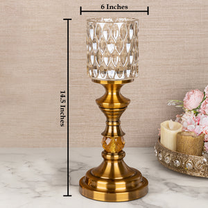 Luminous Aura Decorative Candle Stand - Medium