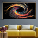 Cosmic Prism Crystal Glass Painting