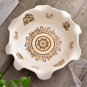 Dazzling Beauty Ceramic Serveware - Off White