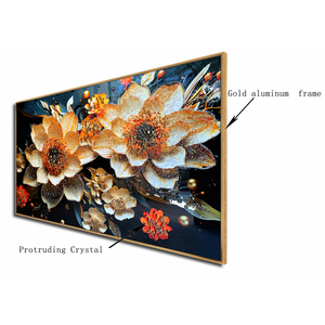 Celestial Garden Reverie Crystal Glass Painting