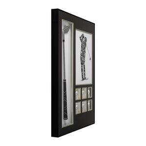 Masterstroke Golf Art Shadow box