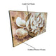 Transcendent Floral Visions Handpainted Wall Painting (With outer Floater Frame)