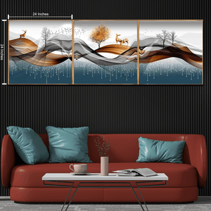 Enigmatic Euphoria Canvas Print - Set Of 3