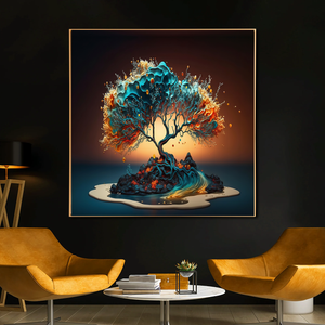 Radiant Red Wood Canvas Print