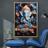 Ganesh ji Luminosity Crystal Glass Painting for Wall Decoration