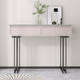 Sleek Glamour Console Table (Gray)