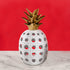 Golden Crown Pineapple Decorative Ceramic Vase And Showpiece - Medium