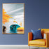 The Golden Glory Framed Canvas Wall Painting (R)