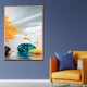 The Golden Glory Framed Canvas Wall Painting (R)