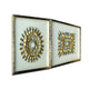 Infinite Motion & Celestial Prism Shadow Box Wall Decoration Piece - Set of 2