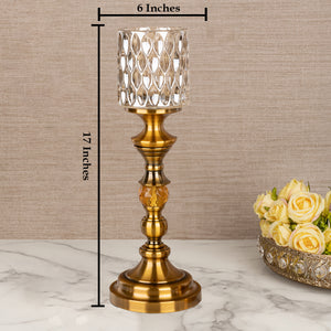 Luminous Aura Decorative Candle Stand - Big