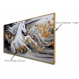 Dreamy Stallion Crystal Glass Painting