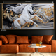 Dreamy Stallion Crystal Glass Painting