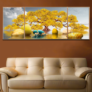 Golden Deer Delight Canvas Print