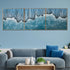 Mandella Glow Crystal Glass Wall Paintings abstract - Set of 3