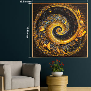 Cosmic Tapestry Crystal Glass Modern Art Paintings