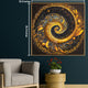 Cosmic Tapestry Crystal Glass Painting