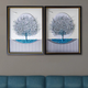 Ethereal Oasis Shadow Box Wall Decoration Piece - Pair