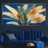 Tropical Elegance 100% Hand Painted Wall Painting(With outer Floater Frame)