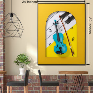 Elegant Violin Shadow Box